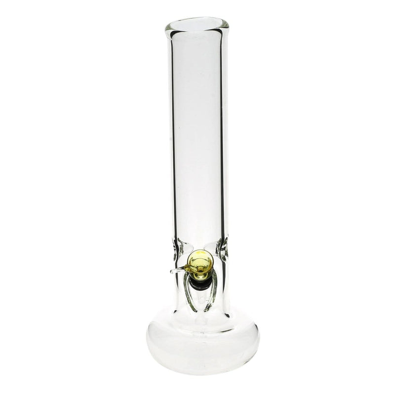 Biohazard Inc Glass Bong 12" Hollowfoot Water Pipe w/ Slide