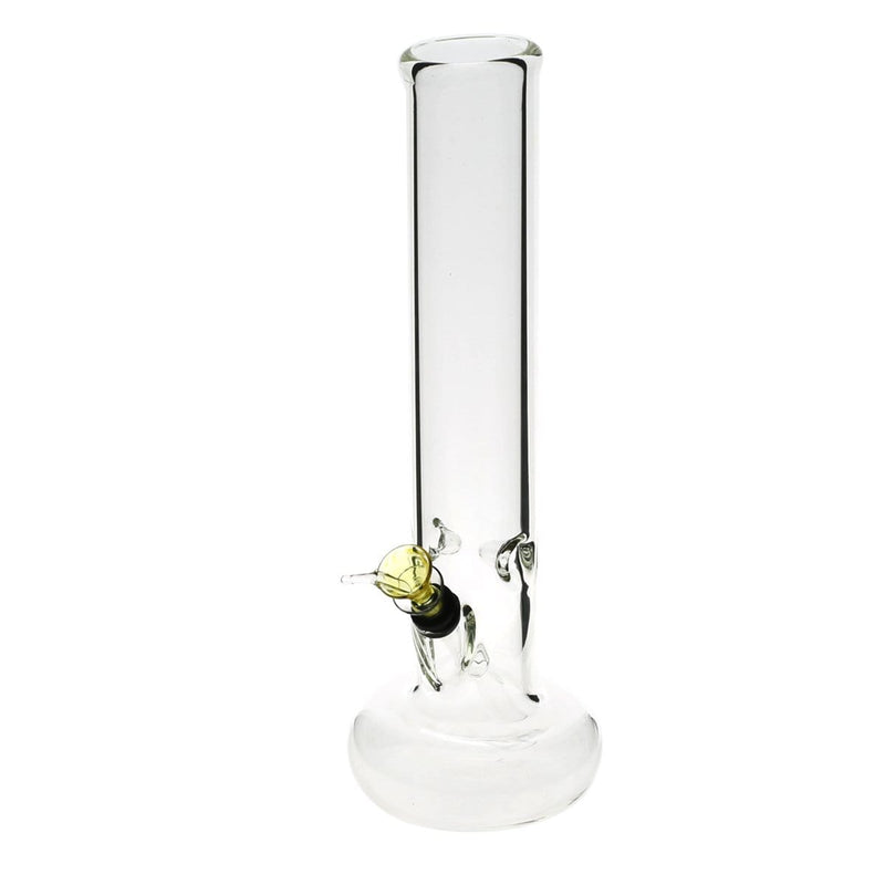 Biohazard Inc Glass Bong 12" Hollowfoot Water Pipe w/ Slide