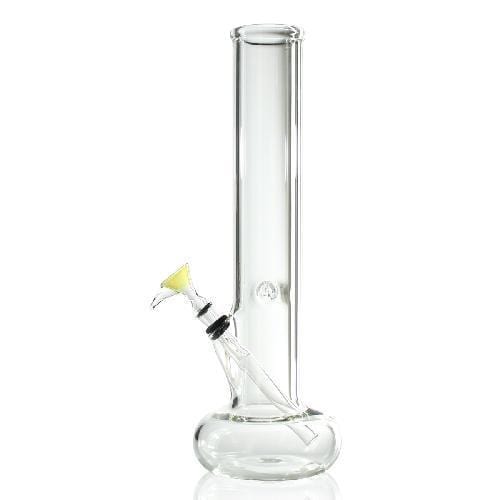 Biohazard Inc Glass Bong 12" Hollowfoot Water Pipe w/ Slide