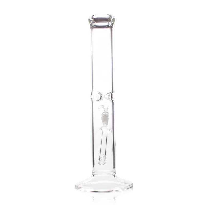 Biohazard Inc Glass Bong 14" 420 Straight Water Pipe