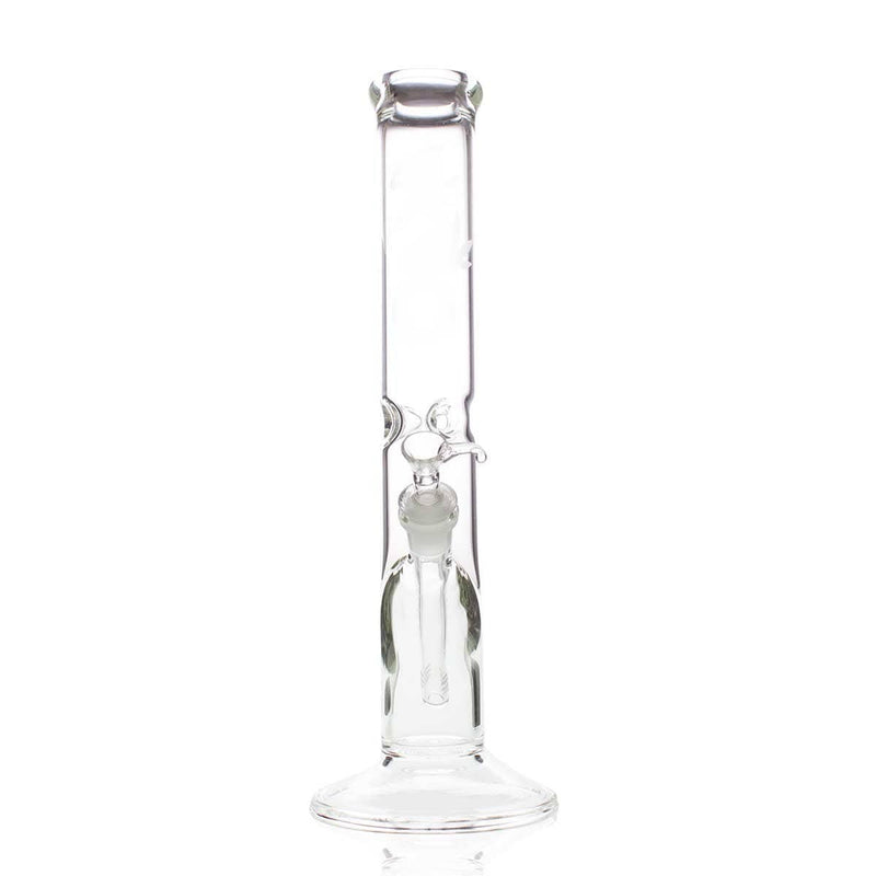 Biohazard Inc Glass Bong 14" 420 Straight Water Pipe