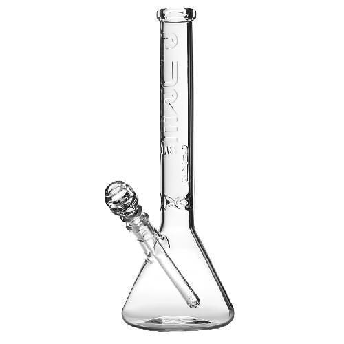 Biohazard Inc Glass Bong 14" PURE 38mm Classic Beaker - Clear