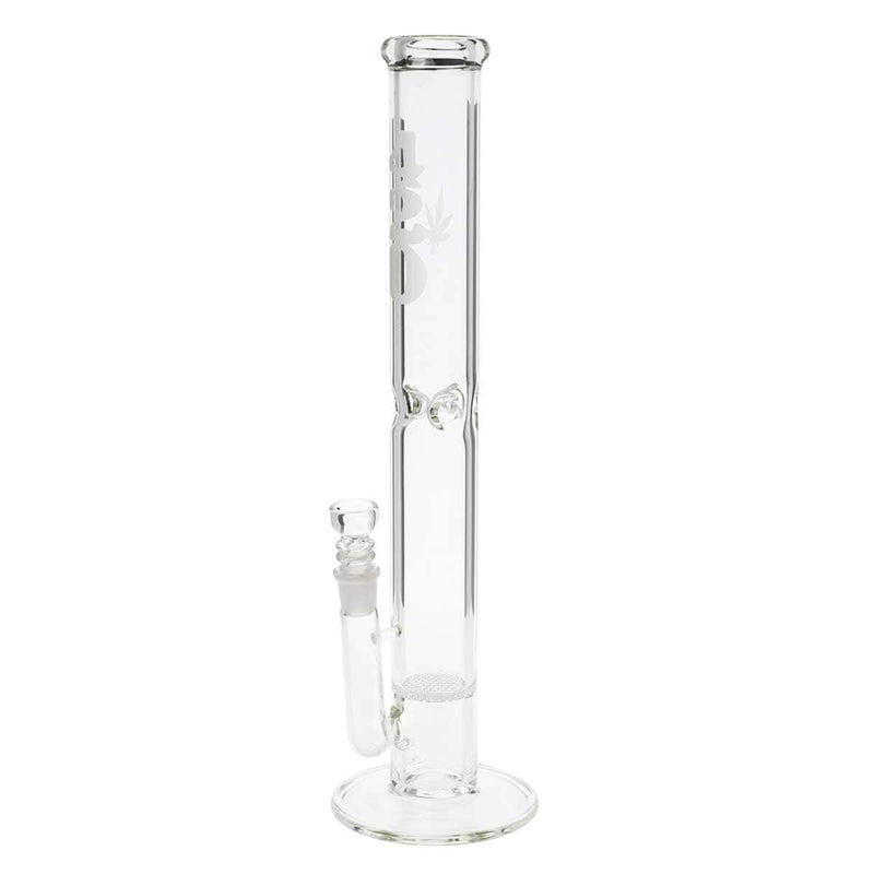 Biohazard Inc Glass Bong 18" 420 Honeycomb Water Pipe