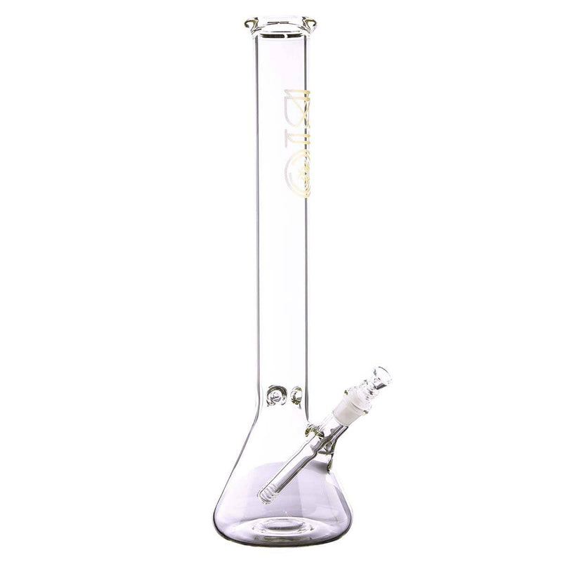 Biohazard Inc Glass Bong 18" BIO 50mm Beaker - Gold