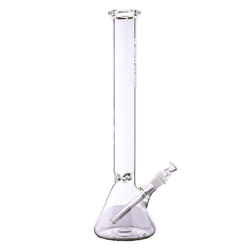 Biohazard Inc Glass Bong 18" BIO 50mm Beaker - Silver