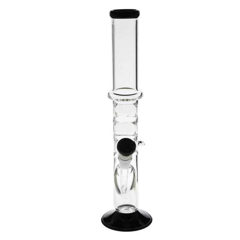 Biohazard Inc Glass Bong 18" Knuckler Water Pipe - Black