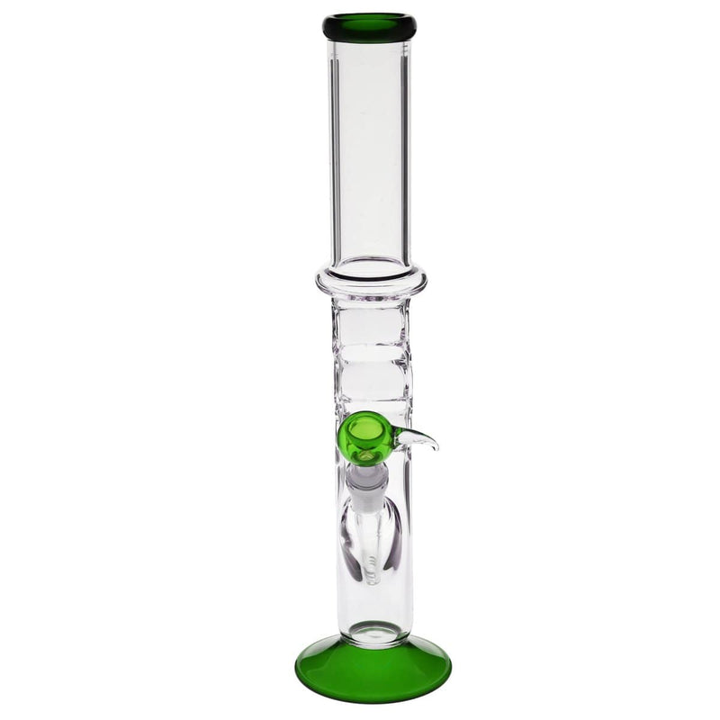 Biohazard Inc Glass Bong 18" Knuckler Water Pipe - Green