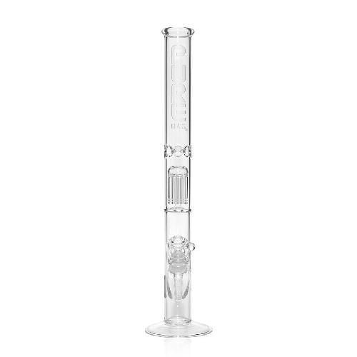 Biohazard Inc Glass Bong 18" PURE 10 Arm Tree Perc Straight - Clear