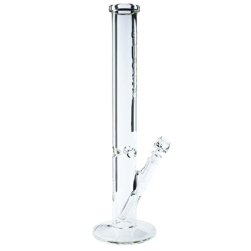 Biohazard Inc Glass Bong 18" PURE 3D Emboss Straight Female 19mm - Clear