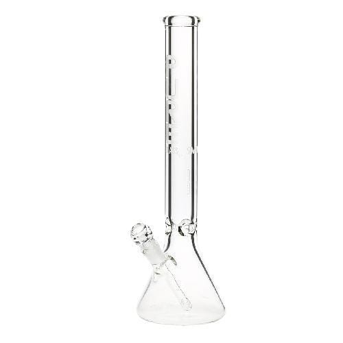 Biohazard Inc Glass Bong 18" PURE 50mm X 9mm Heavy Beaker - Clear