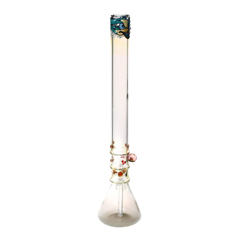 Biohazard Inc Glass Bong 20" Custom Top Beaker Water Pipe - OG Mente