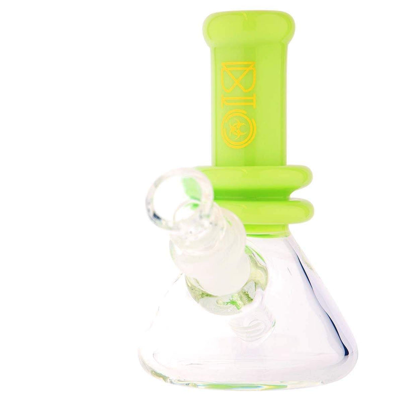 Biohazard Inc Glass Bong 6" BIO Heavy Mini Beaker Waterpipe