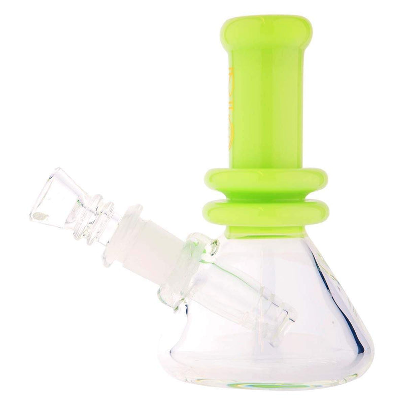 Biohazard Inc Glass Bong 6" BIO Heavy Mini Beaker Waterpipe