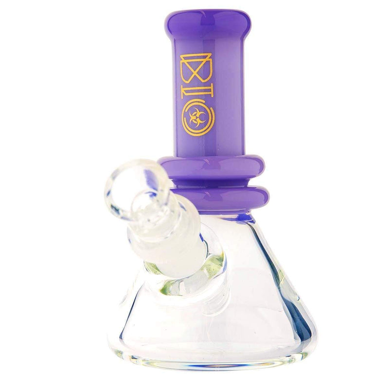 Biohazard Inc Glass Bong 6" BIO Heavy Mini Beaker Waterpipe