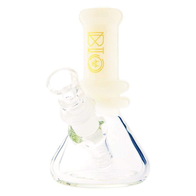 Biohazard Inc Glass Bong 6" BIO Heavy Mini Beaker Waterpipe