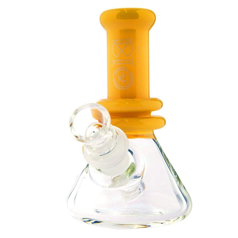 Biohazard Inc Glass Bong 6" BIO Heavy Mini Beaker Waterpipe