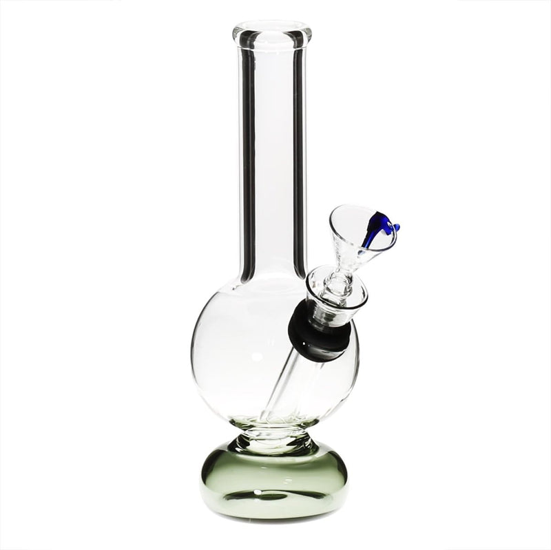 Biohazard Inc Glass Bong 6" Mini Water Pipe w/ Slide - Black