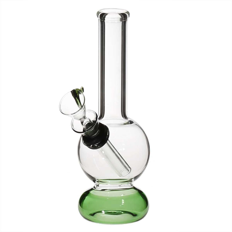 Biohazard Inc Glass Bong 6" Mini Water Pipe w/ Slide - Green