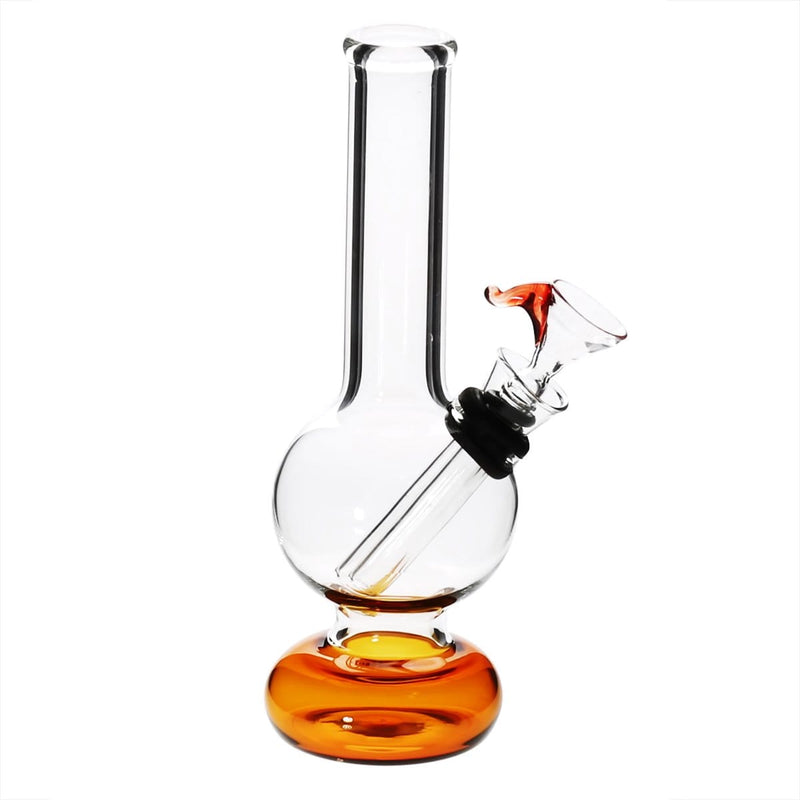 Biohazard Inc Glass Bong 6" Mini Water Pipe w/ Slide - Red