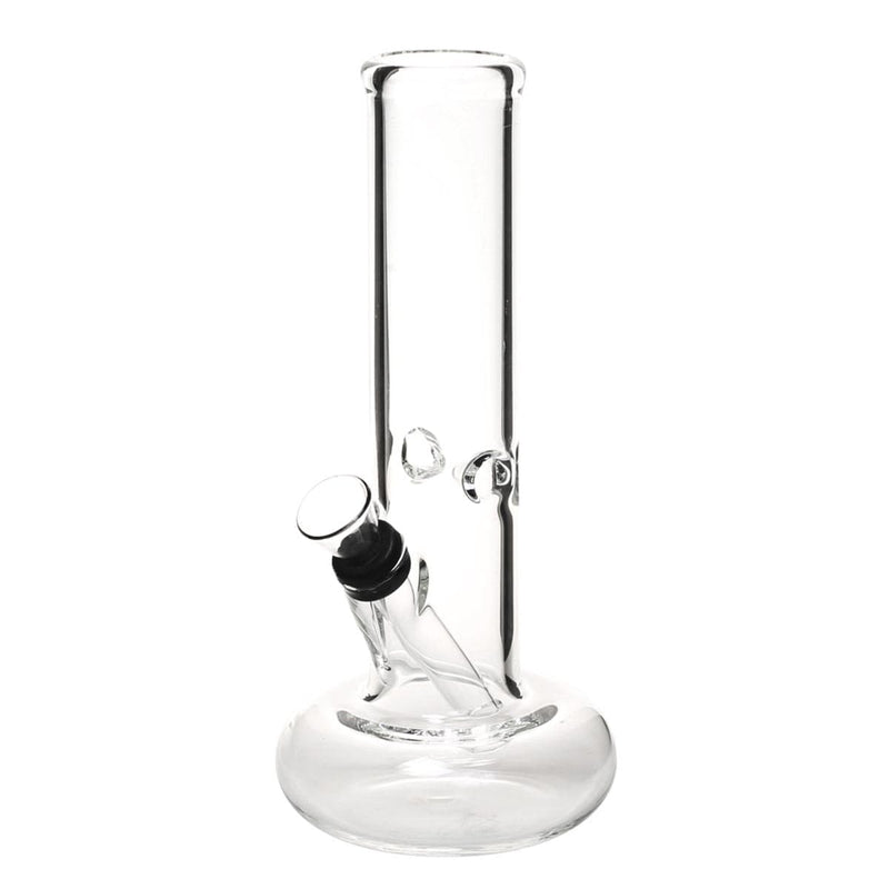 Biohazard Inc Glass Bong 8" 38mm Hollowfoot Water Pipe w/ Slide