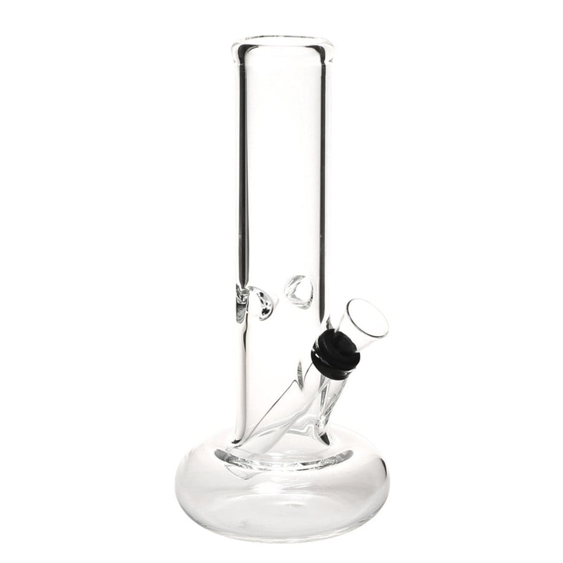 Biohazard Inc Glass Bong 8" 38mm Hollowfoot Water Pipe w/ Slide