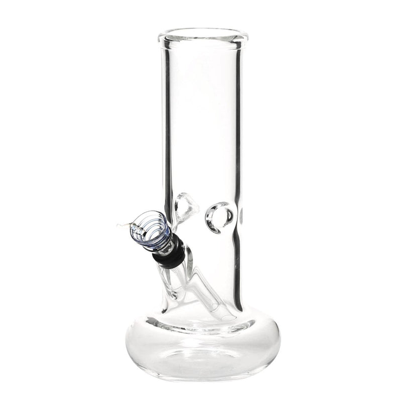 Biohazard Inc Glass Bong 8" 50mm Hollowfoot Water Pipe w/ Slide