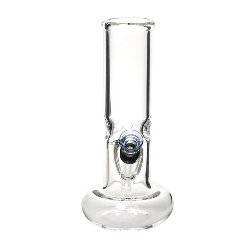 Biohazard Inc Glass Bong 8" 50mm Hollowfoot Water Pipe w/ Slide