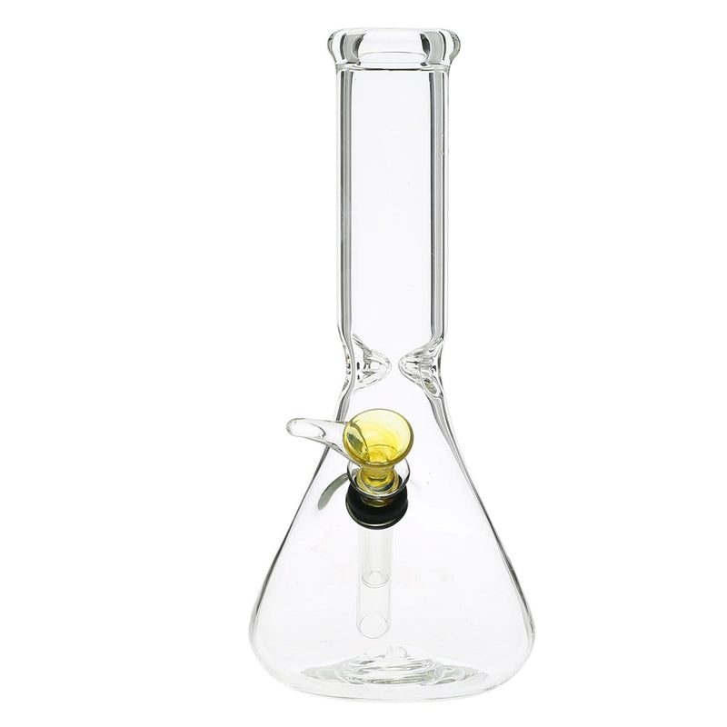 Biohazard Inc Glass Bong 8" Beaker Water Pipe w/ Slide