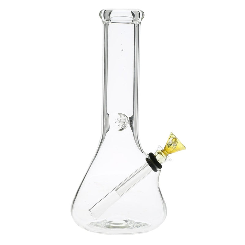 Biohazard Inc Glass Bong 8" Beaker Water Pipe w/ Slide