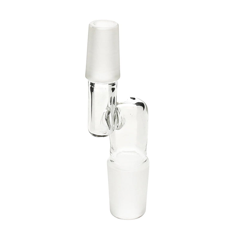 Biohazard Inc Glass Bong Adapter Adapter - Bent 19mm/14mm Male - 20 Count