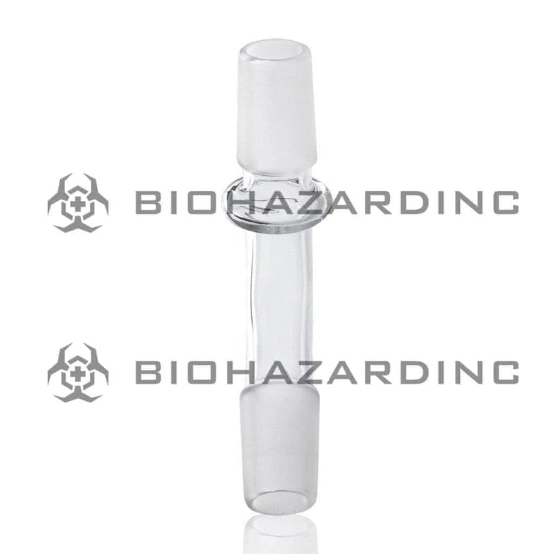 Biohazard Inc Glass Bong Adapter Adapter - Curved 19mm/19mm Male