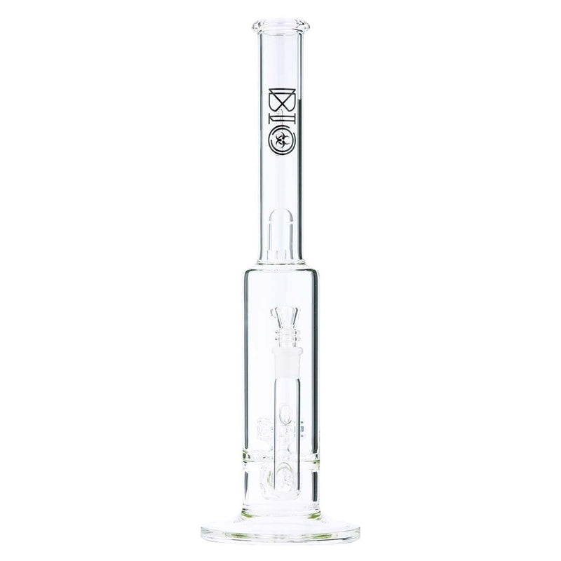 Biohazard Inc Glass Bong BIO DynamiX Perc 38 X 65 Stemless- Black