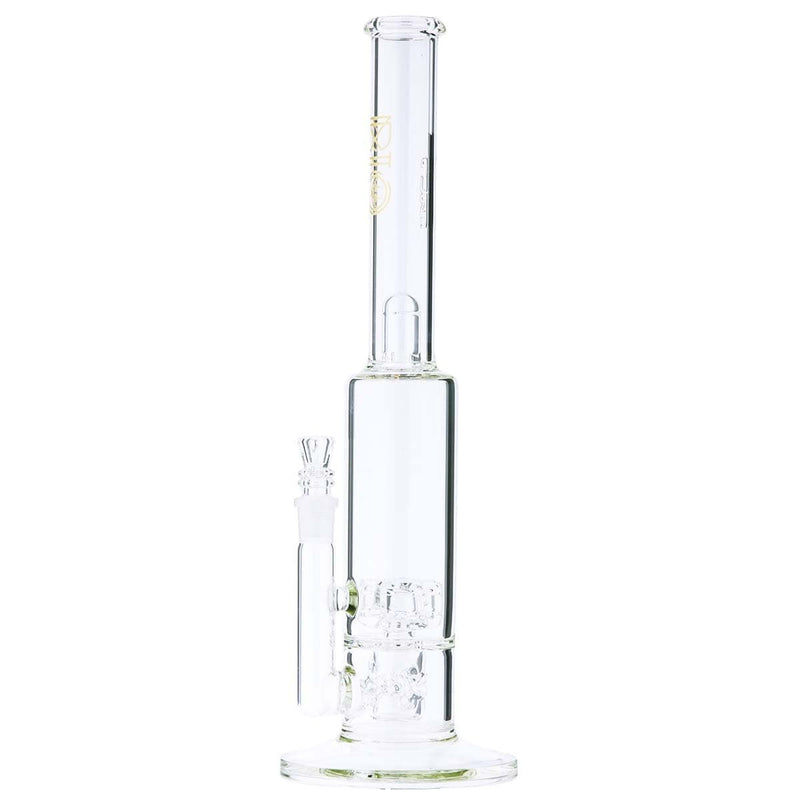 Biohazard Inc Glass Bong BIO DynamiX Perc 38 X 65 Stemless- Gold