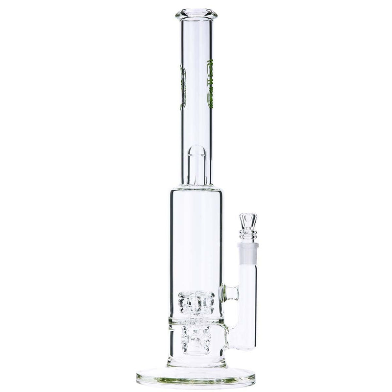 Biohazard Inc Glass Bong BIO DynamiX Perc 38 X 65 Stemless- Green