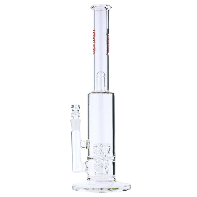 Biohazard Inc Glass Bong BIO DynamiX Perc 38 X 65 Stemless- Red