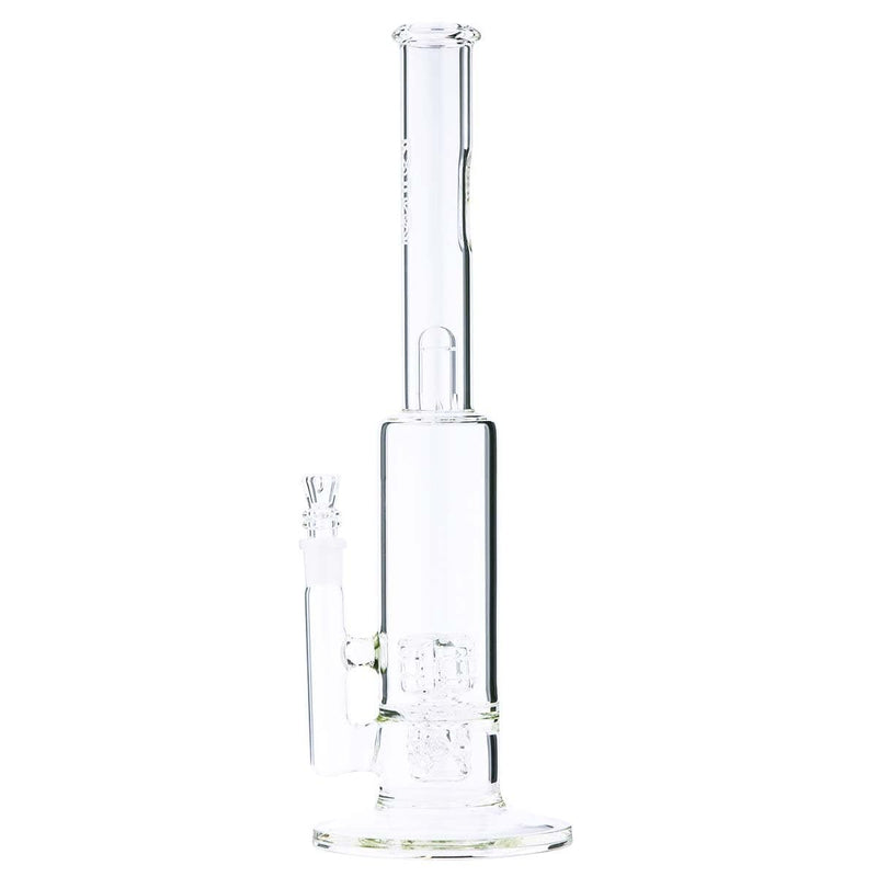 Biohazard Inc Glass Bong BIO DynamiX Perc 38 X 65 Stemless- White