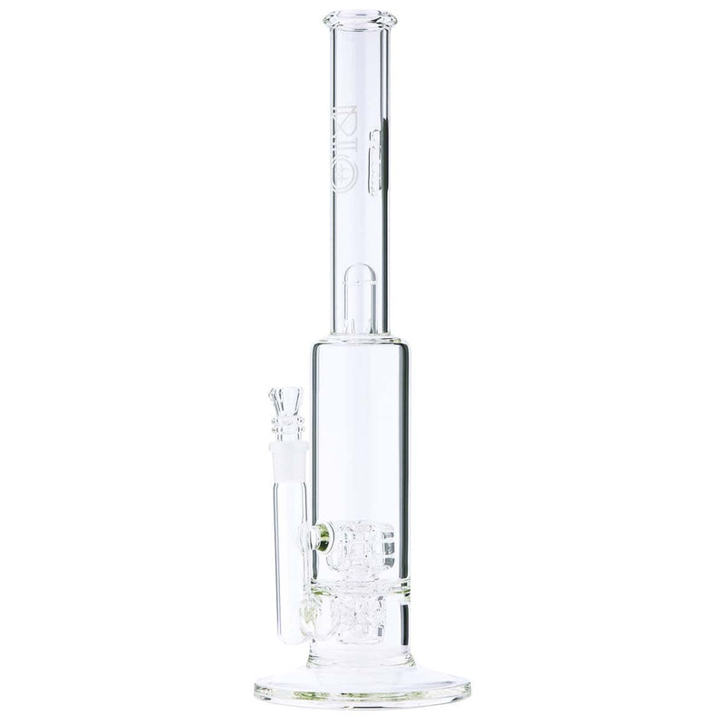 Biohazard Inc Glass Bong BIO DynamiX Perc 38 X 65 Stemless- White