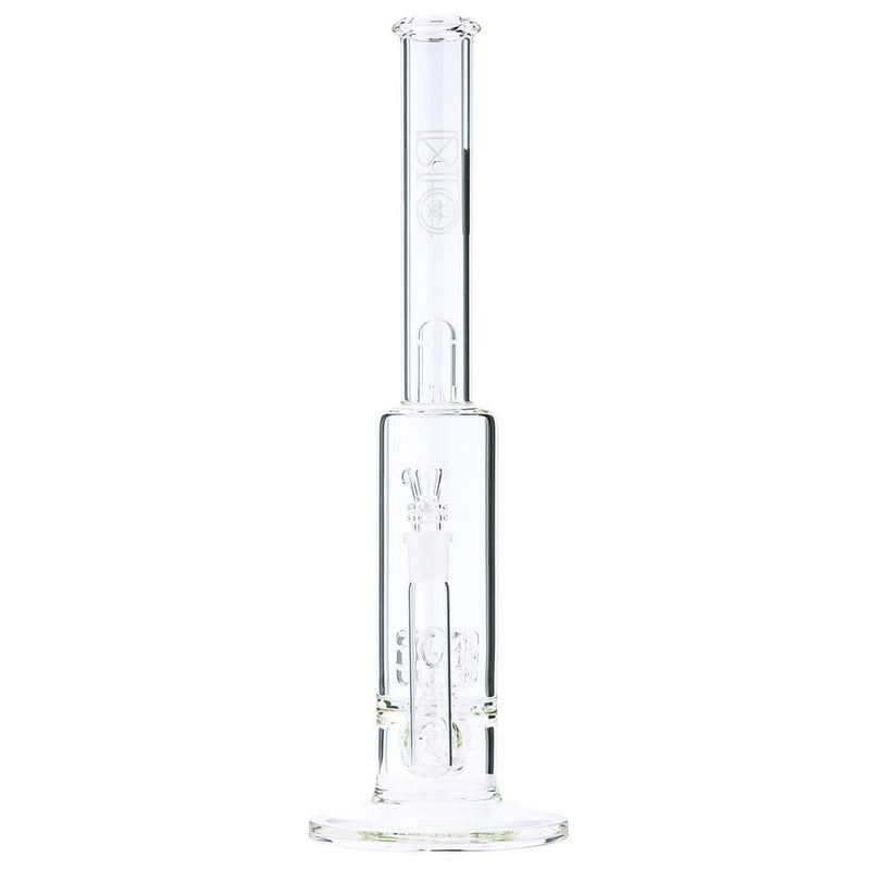 Biohazard Inc Glass Bong BIO DynamiX Perc 38 X 65 Stemless- White