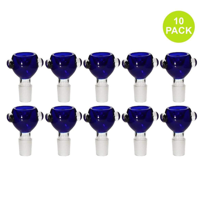 Biohazard Inc Glass Bowl Bowl Blue Full Standard Male 19mm-10 Count