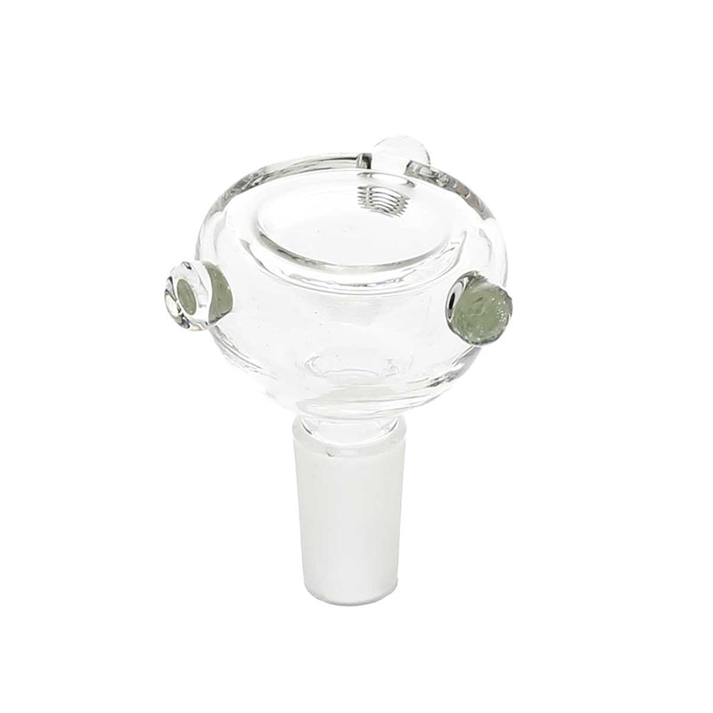 Biohazard Inc Glass Bowl Clear 14mm Bowl - 10 Count