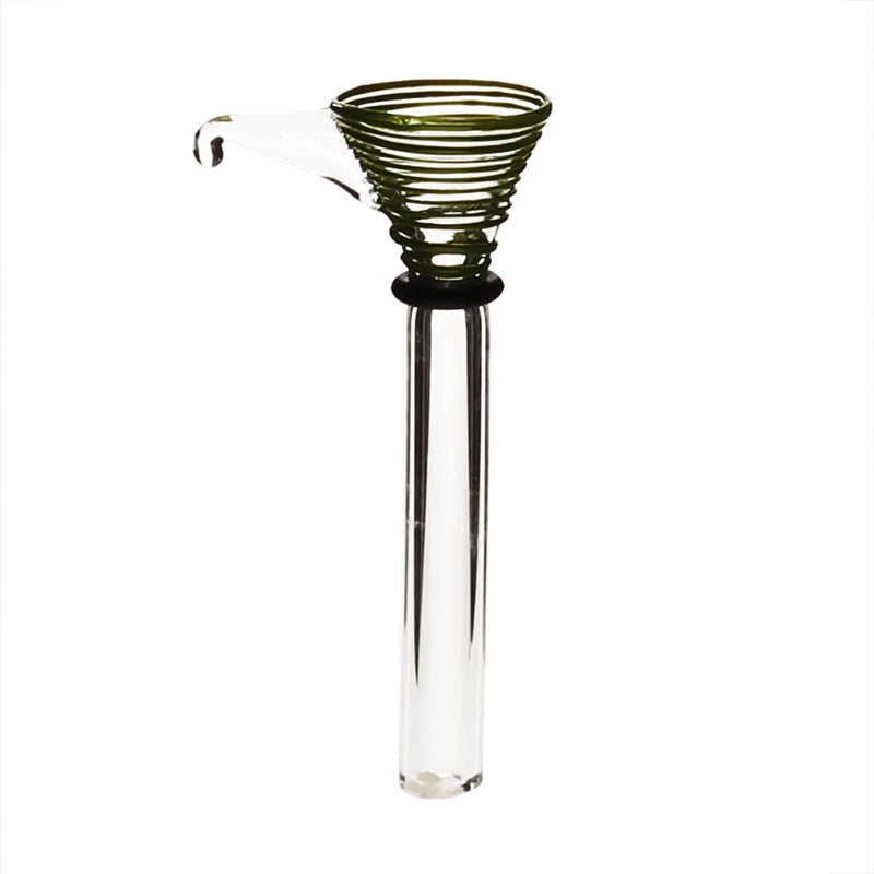 Biohazard Inc Glass Bowl Funnel Bowl Slide - Raked