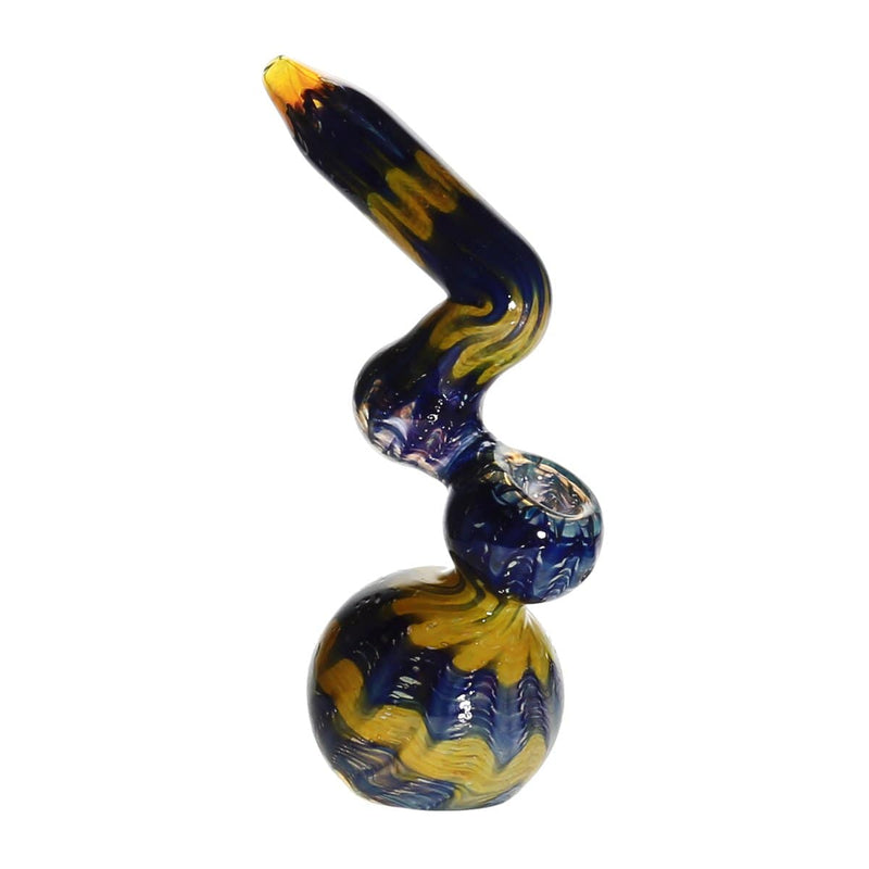 Biohazard Inc Glass Bubbler 10" Raked Sherlock Bubbler