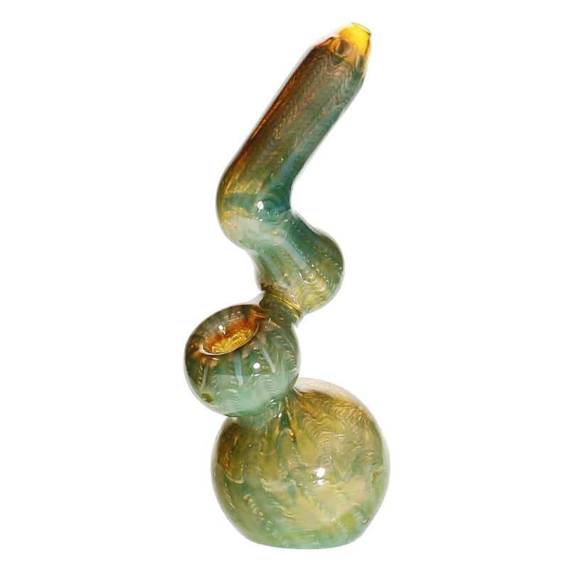 Biohazard Inc Glass Bubbler 10" Raked Sherlock Bubbler