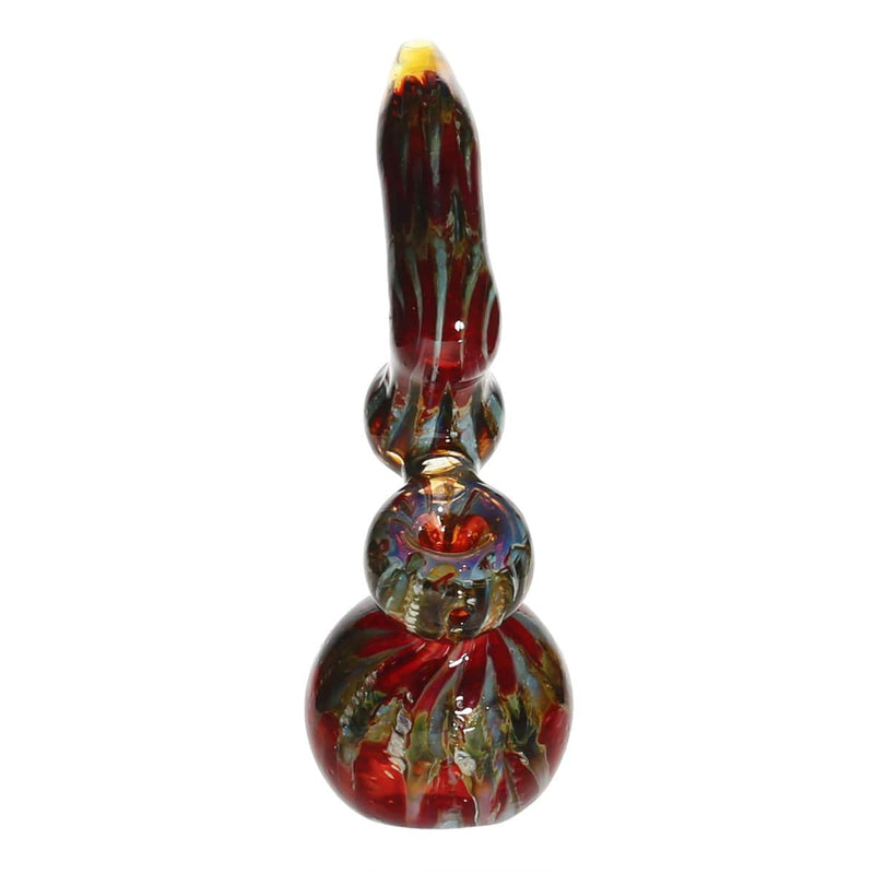 Biohazard Inc Glass Bubbler 10" Raked Sherlock Bubbler