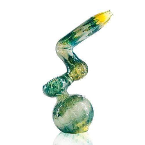 Biohazard Inc Glass Bubbler 10" Raked Sherlock Bubbler