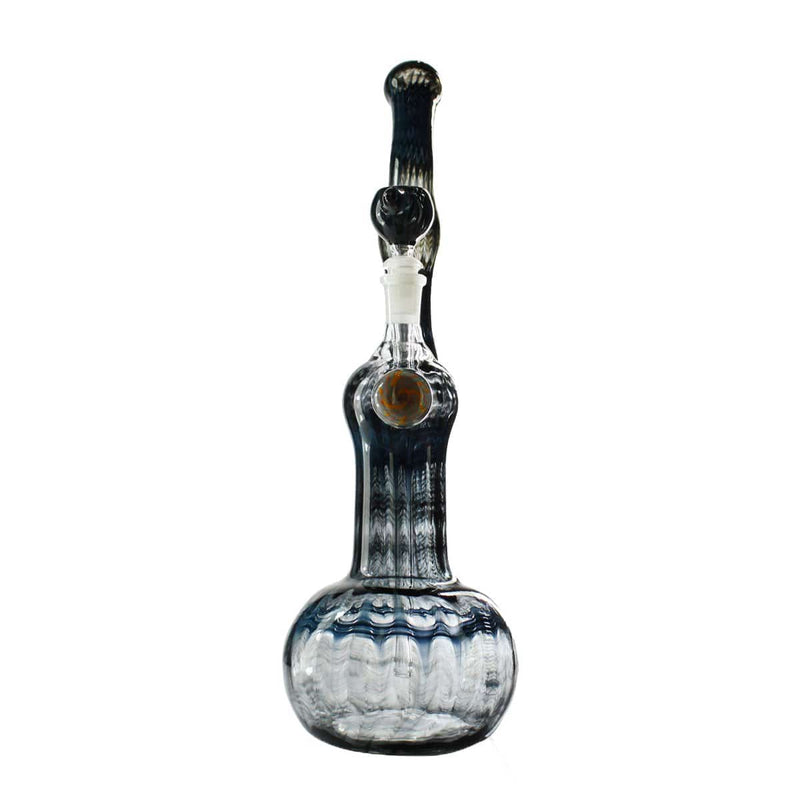 Biohazard Inc Glass Bubbler 16" Fully Raked Bubbler w/ Marble