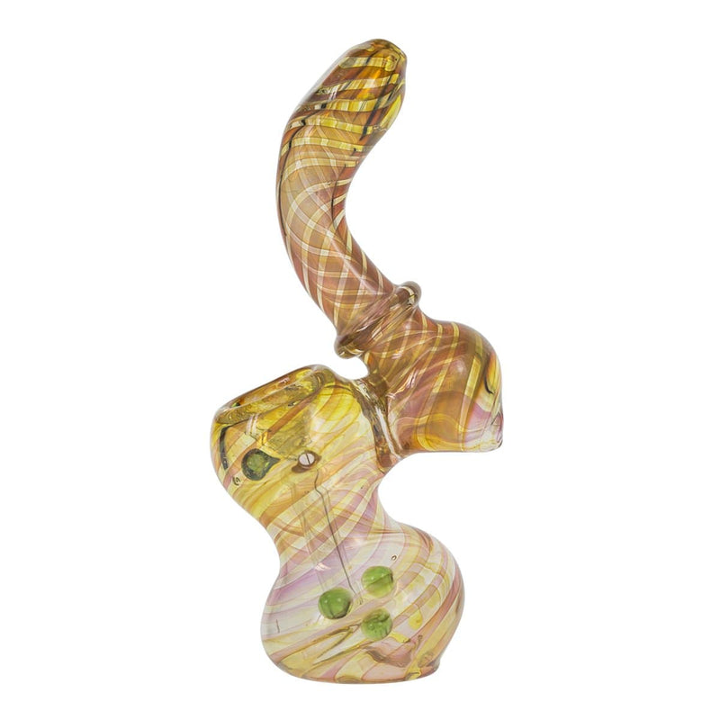 Biohazard Inc Glass Bubbler 5" Fumed Marble Bubbler