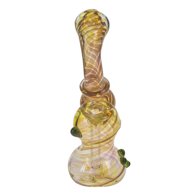 Biohazard Inc Glass Bubbler 5" Fumed Marble Bubbler