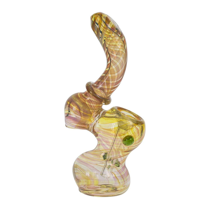 Biohazard Inc Glass Bubbler 5" Fumed Marble Bubbler