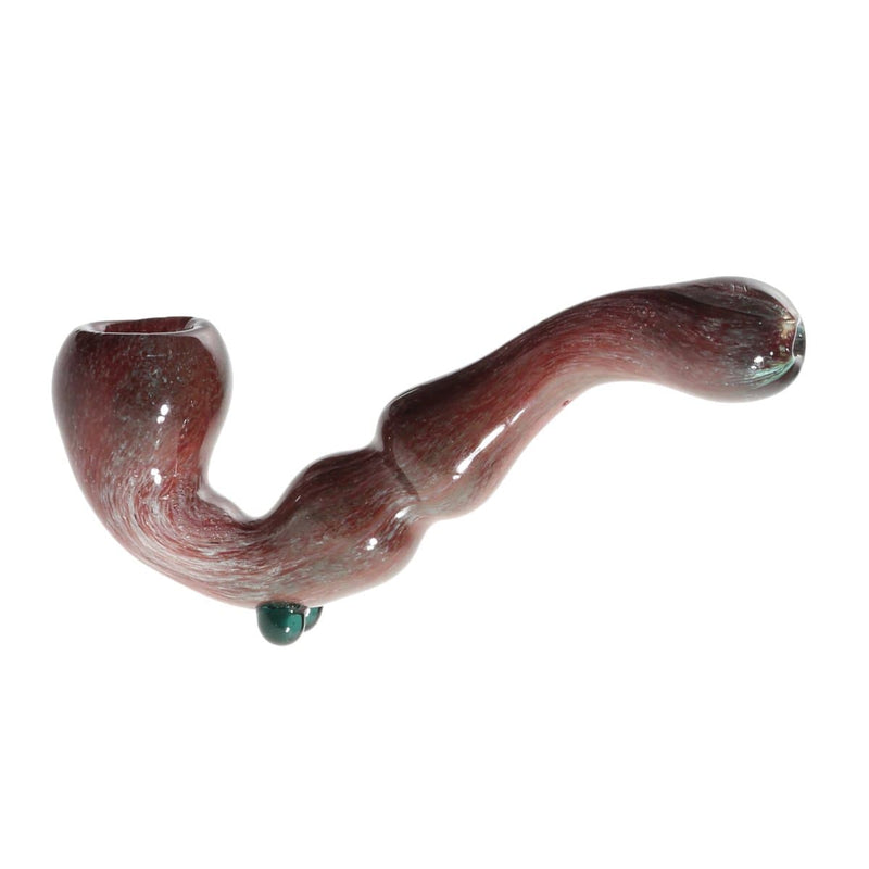 Biohazard Inc Glass Bubbler 6" Frit Sherlock w/ Fume